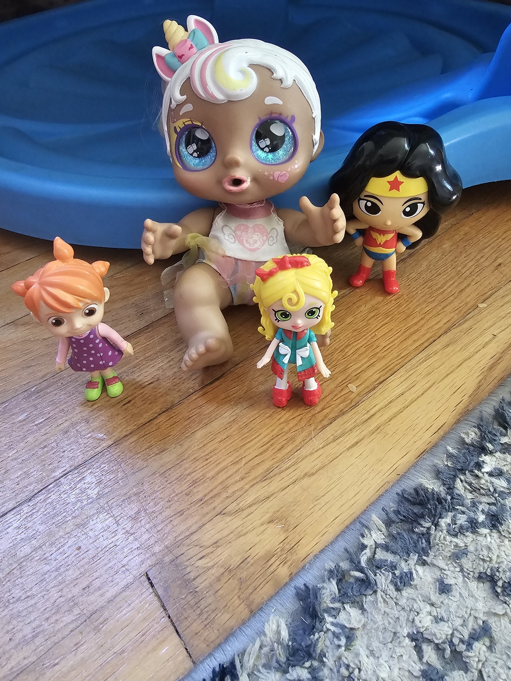 L.O.L. Surprise! Brown Unicorn Doll with White & Pastel Pink/Blue Hair